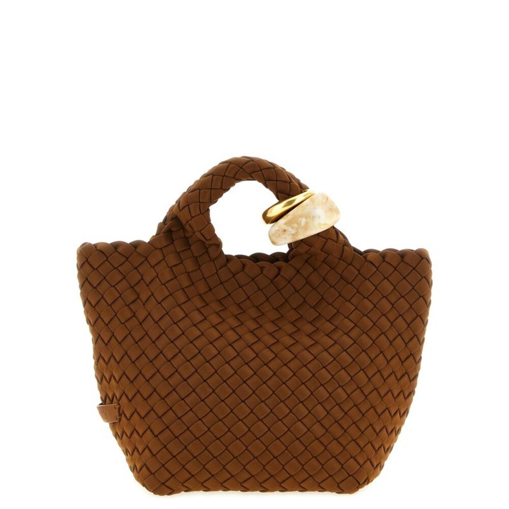 NAGHEDI Brown Nylon Women's Handbag